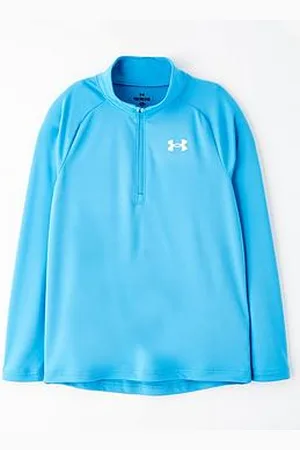 Under Armour Junior Boys Training Tech 20 1/2 Zip Top - Blue