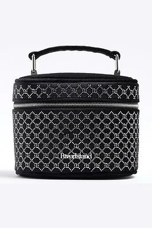 River Island Monogram Heatseal Vanity Bag