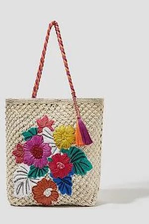 Monsoon Zoe Embroidered Flower Crossbody Bag