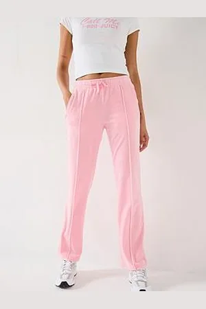 Juicy Couture Tina Diamante Logo Velour Trackpants