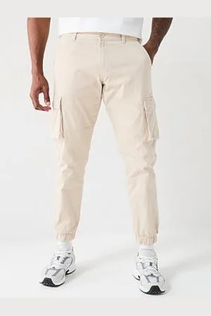 Only & Sons Cam Cuffed Cargo Trousers - Beige
