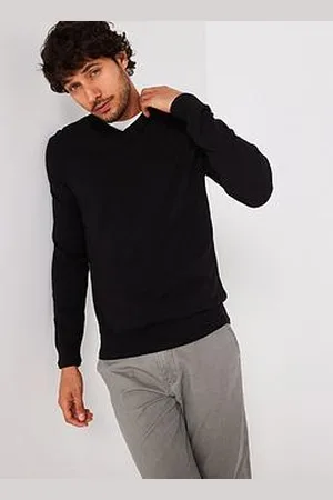 Everyday Basic Cotton Rich V-Neck Knitted Jumper