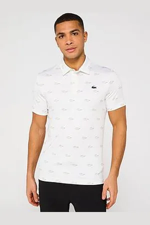 Lacoste Regular Fit Croc Print Golf Polo Shirt