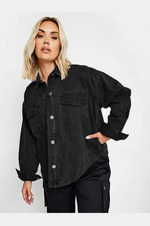 Yours Curve Quilted Denim Shacket