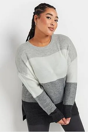 Yours Curve Colourblock Jumper