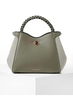 Luella Grey Kate Sage Woven Handle Crossbody - Sage