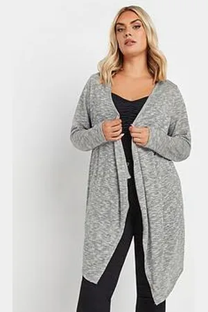 Yours Curve Waterfall Metallic Cardigan