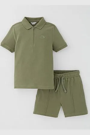 Very Boys Short Sleeve Polo And Trouser Set