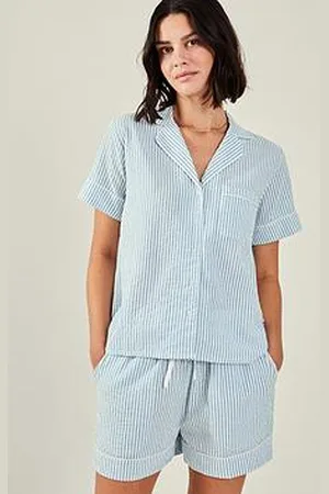 Accessorize Stripe Short Set