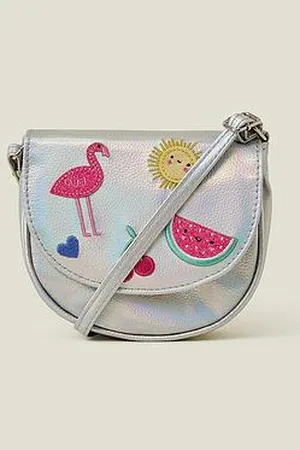 Accessorize Girls Badge Cross Body Bag