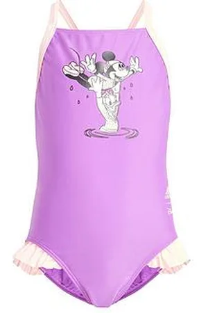 adidas Kids Girls Training Disney Minnie Swimsuit - Pink