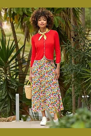 Joe Browns Floral Fancy Printed Maxi Skirt