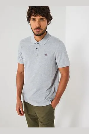 GANT Regular Fit Shield Short Sleeve Pique Polo Shirt