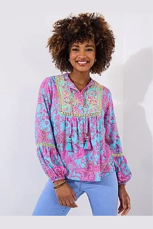Joe Browns Aline Embroidered Print Top