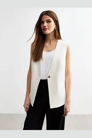 New Look One Button Tailored Waistcoat