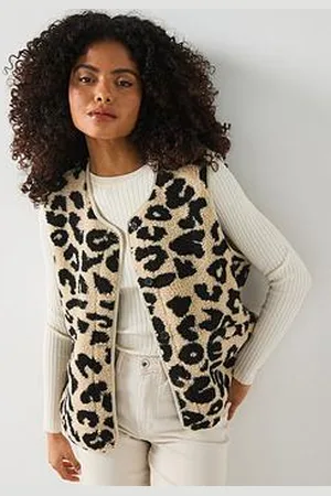 ONLY Teddy Sleeveless Vest - And Cream