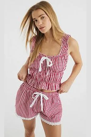 River Island Gingham Pyjama Set