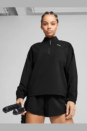 PUMA Womens Training Strong Woven Jacket - Black