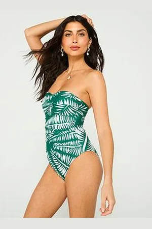 Very Shape Enhancing Ruched Detail Strapless Swimsuit