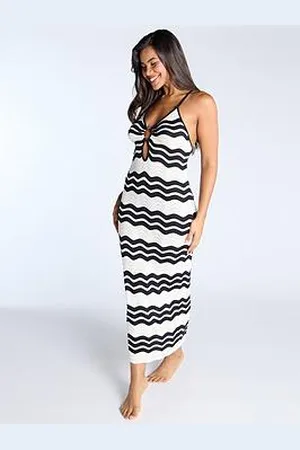 Boux Avenue Monochrome Knitted Maxi Beach Dress - Mix