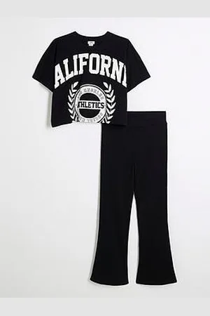 River Island Girls Athleisure California Kickflare Legging Set