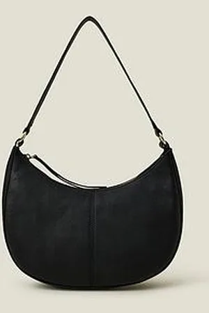 Accessorize Leather Scoop Shoulder Bag