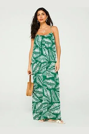 Very Strappy Printed Summer Maxi Dress