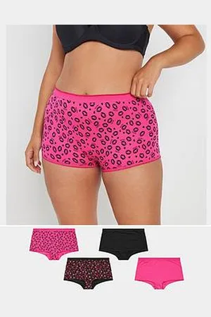 Yours Curve 5 Pack Shorts With Stretch