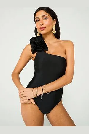 Very Ruffle One Shoulder Swimsuit