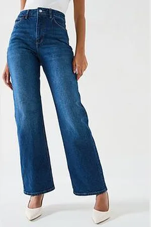 Very Wide Leg Jeans With Stretch