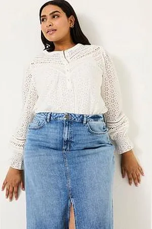 Fat Face Bea Broderie Top