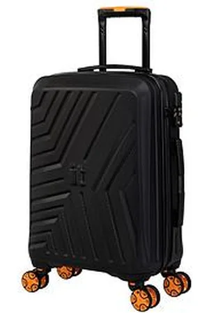 IT Luggage Convertible Black Cabin Suitcase With Removeable Wheels