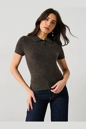 MANGO Knit Polo Shirt