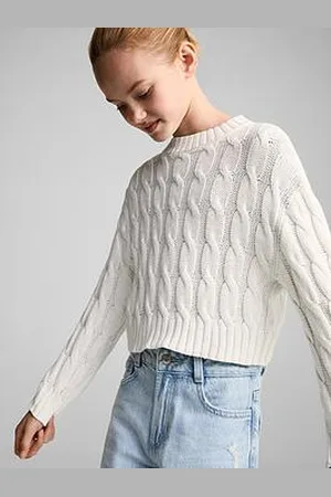 MANGO Girls Cable Knitted Jumper