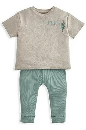 Mamas & Papas Baby Boys 2 Piece Exploring T-Shirt & Leggings Set