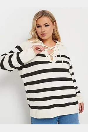Yours Curve Square Neck Pointelle Jumper