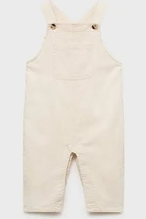MANGO Baby Unisex Cord Dungarees