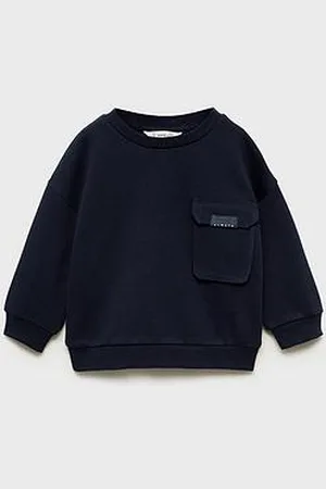 MANGO Younger Boys Pocket Detail Sweat Top