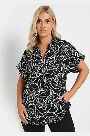 Yours Curve Floral Print Blouse