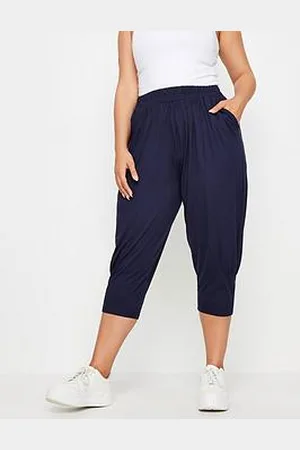 Yours Curve Ruched Cropped Harem