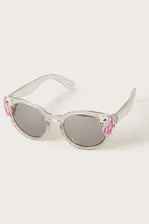 Monsoon Girls Unicorn Round Glitter Sunglasses -