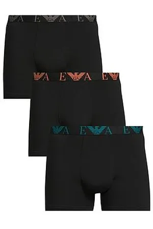 Emporio Armani 3 Pack Bold Monogram Trunks