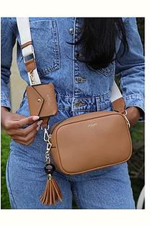 Luella Grey Betty Camel Camera Crossbody - Tan