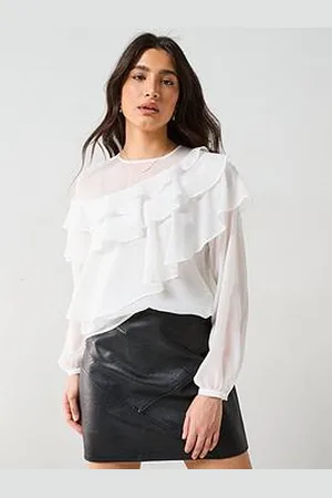 Very Ruffle Shell Blouse