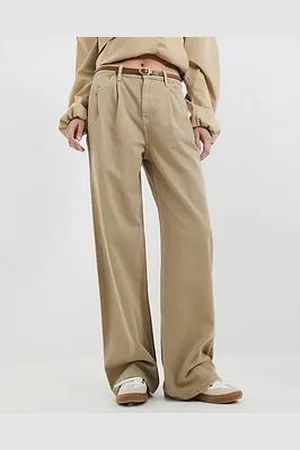 River Island Denim Tailored Baggy Jeans