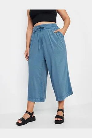 Yours Curve Chambray Culotte