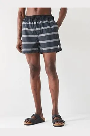 Liverpool FC Football Club Stripe Swim Short - Charcoal