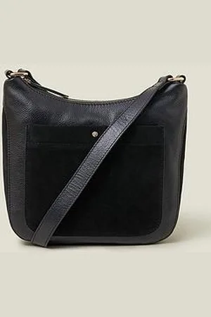 Accessorize Leather Messenger Bag
