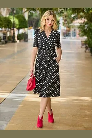 Joe Browns Perfect Polka Stretch Jersey Dress