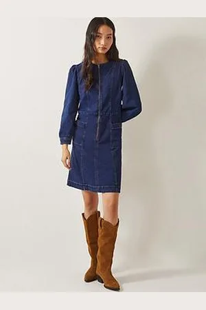Monsoon Katlyn Zip Mini Dress